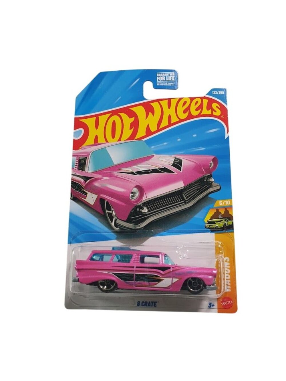 Hot Wheels 8 Crate Wagons 133/250 Mattel Pink Collectible Diecast Car Toy 5/10